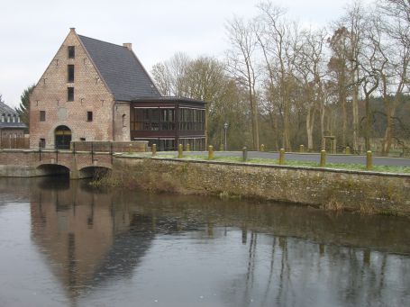 Weeze : Schloss Wissen, historische Wassermühle